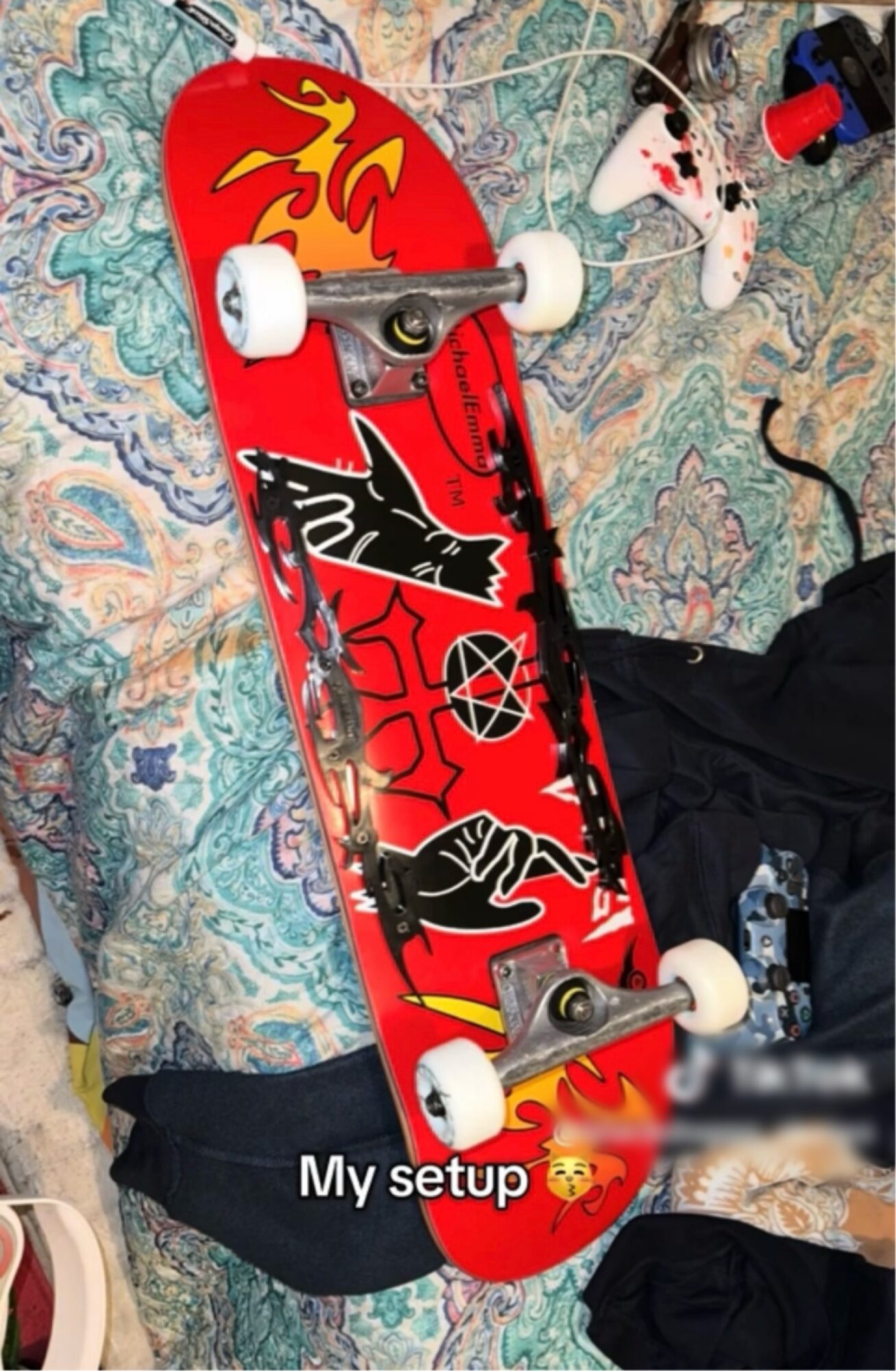 Michael Emma x Dogi Skate Deck ( Dogi Michael Emma ) - Image 3
